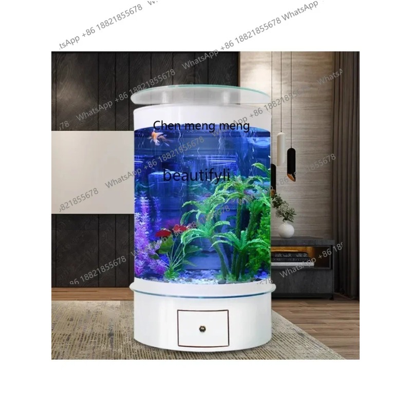 Live Fish Aquarium - F181 Acquario da Soggiorno con Cambio