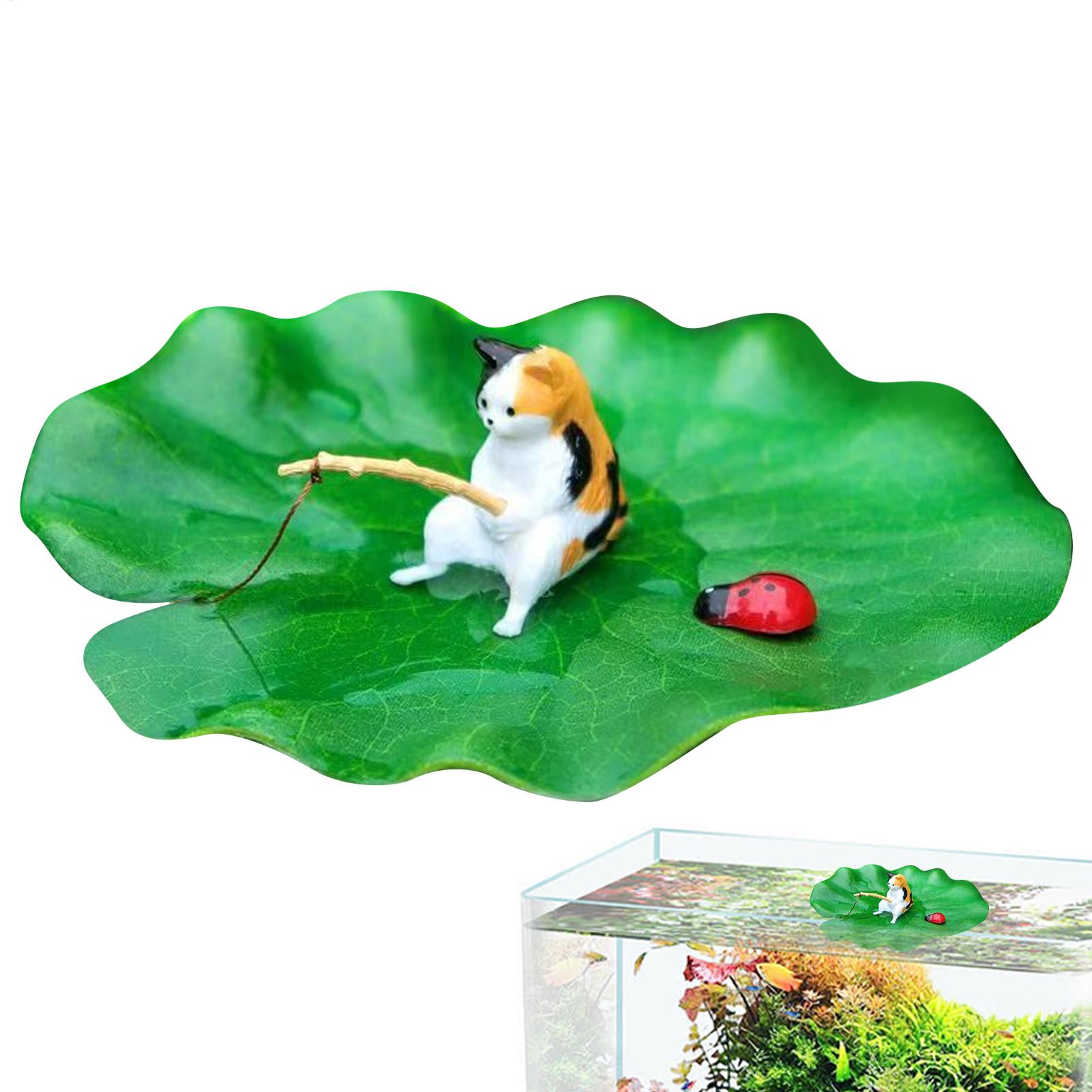 Aquarium Fish Names - Decorazione per Acquario: Gatto Galleggiante che