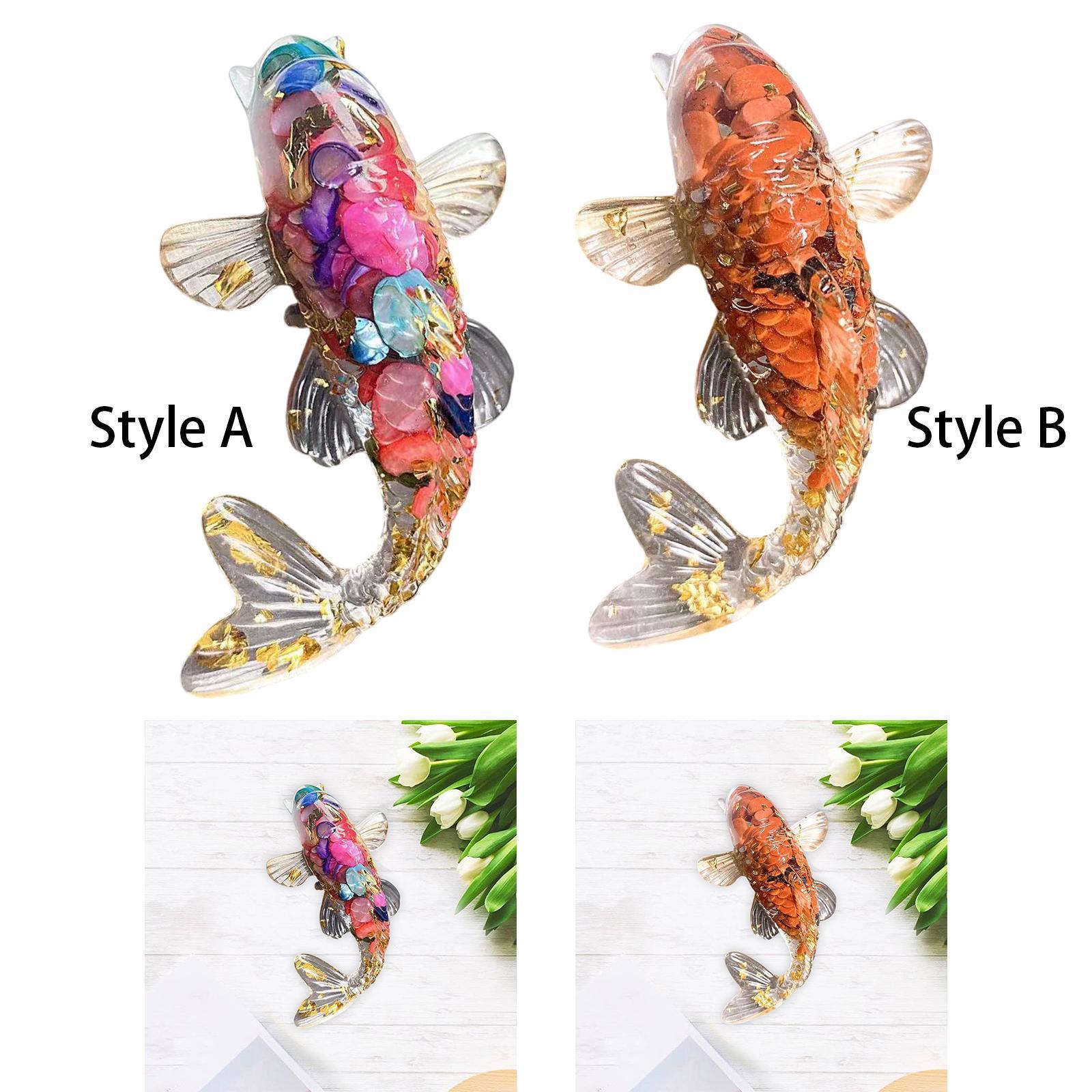 Aquarium Fish Store - Statua di pesce Koi in vetro