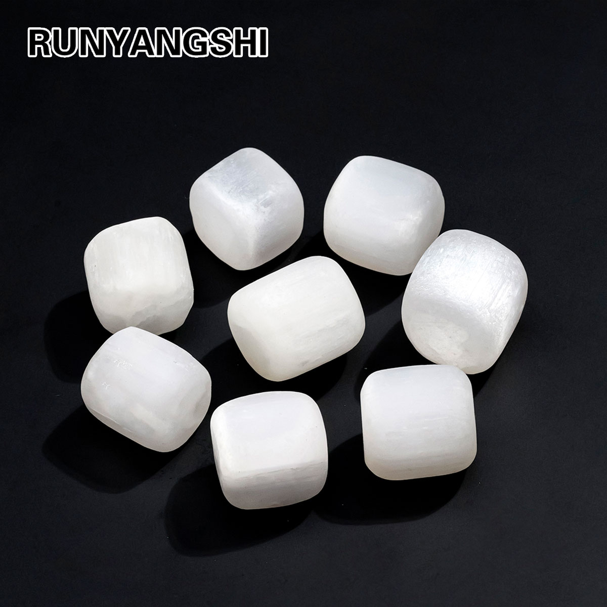Aquarium Fish Store - 1pc Pietre rotanti di selenite naturale
