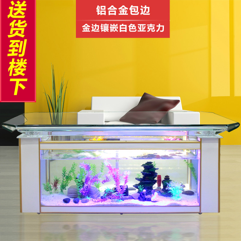 Live Fish Aquarium - Acquario Ecologico Xihao per Tavolino da
