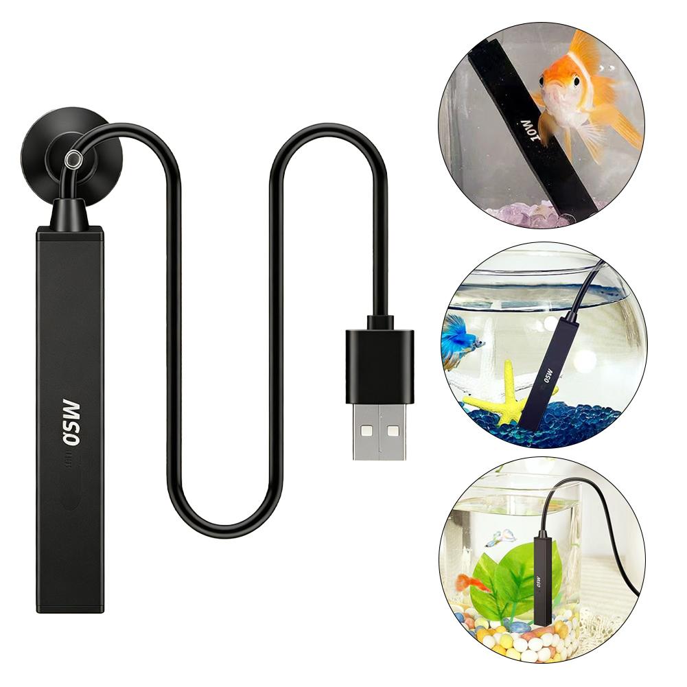 Aquarium Fish Small - Mini Riscaldatore USB per Acquario 5V,