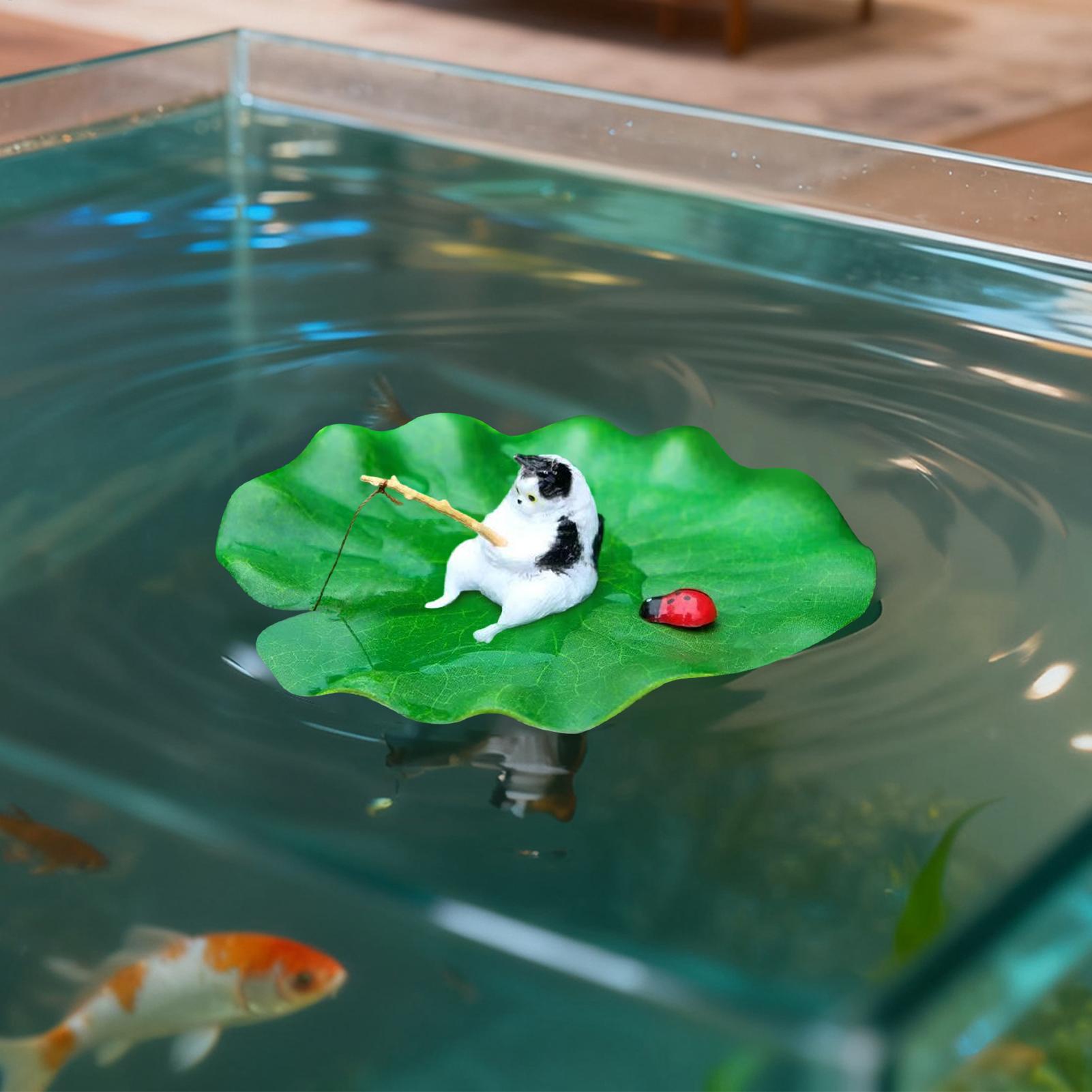 Aquarium Fish Names - Decorazione per Acquario: Gatto Galleggiante che