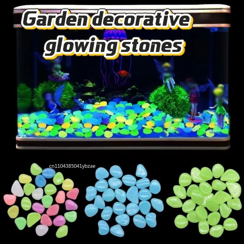 Aquarium Fish Store - 100-1000 pezzi di roccia luminosa, ciottoli