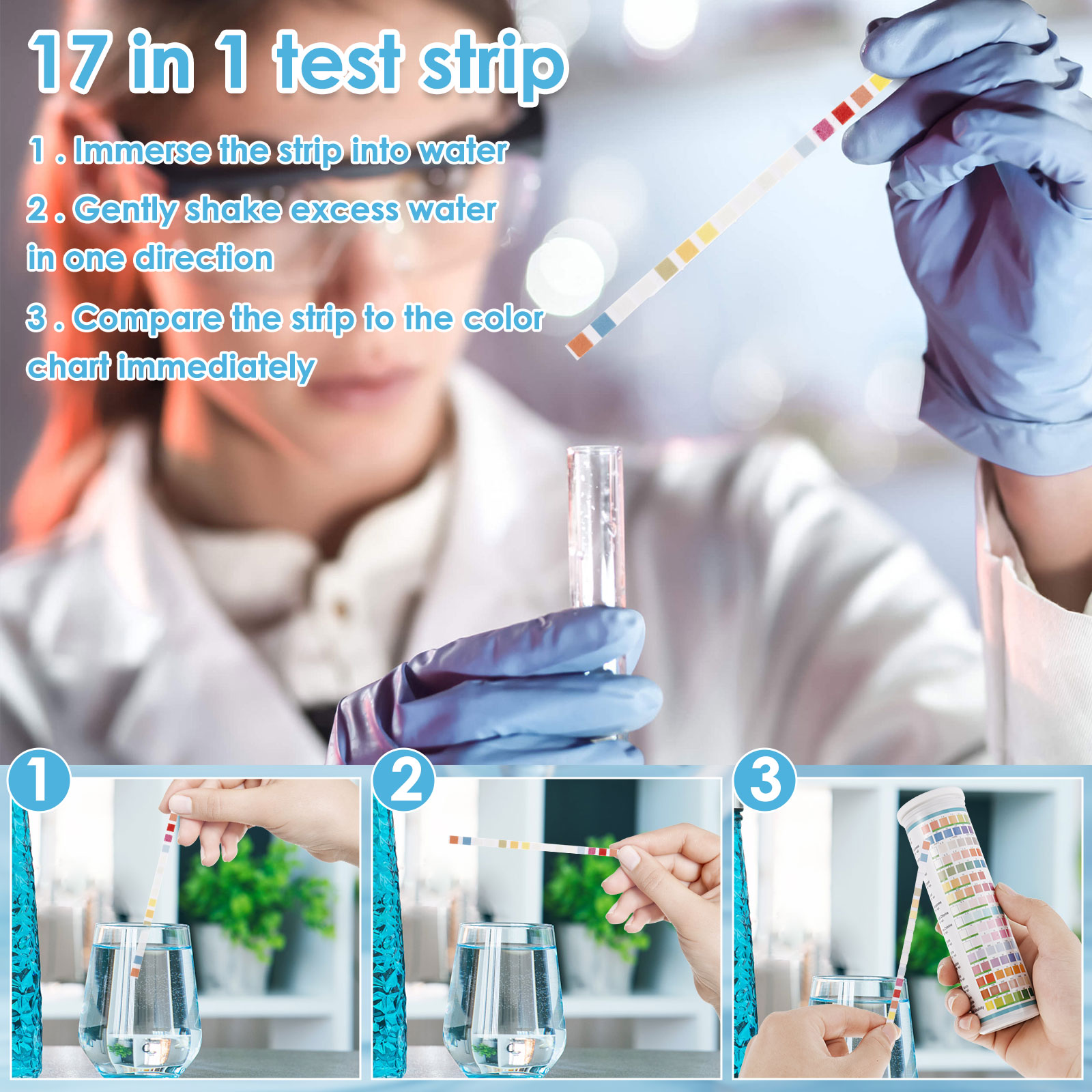 5-17 in 1 Strisce reattive per - Aquarium Fish Saltwater recensione e prezzo